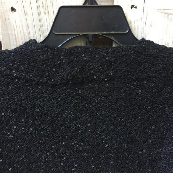 Zara Knit black sequin cardigan - size S - Picture 8 of 11